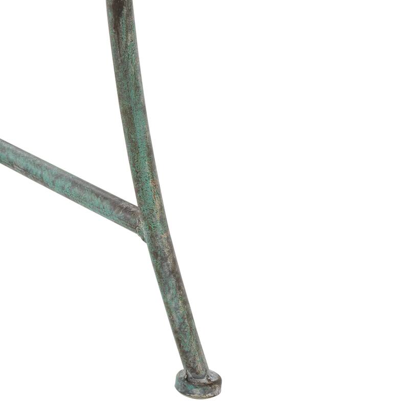 SAFAVIEH Outdoor Aniyah Victorian Iron Bench - 56Wx16Dx27H