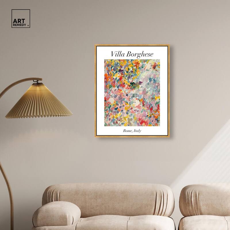 Villa Borghese Canvas by Art Remedy