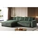 preview thumbnail 52 of 59, Transitional Luxe Upholstered Living Room Sectional 106.7 inch