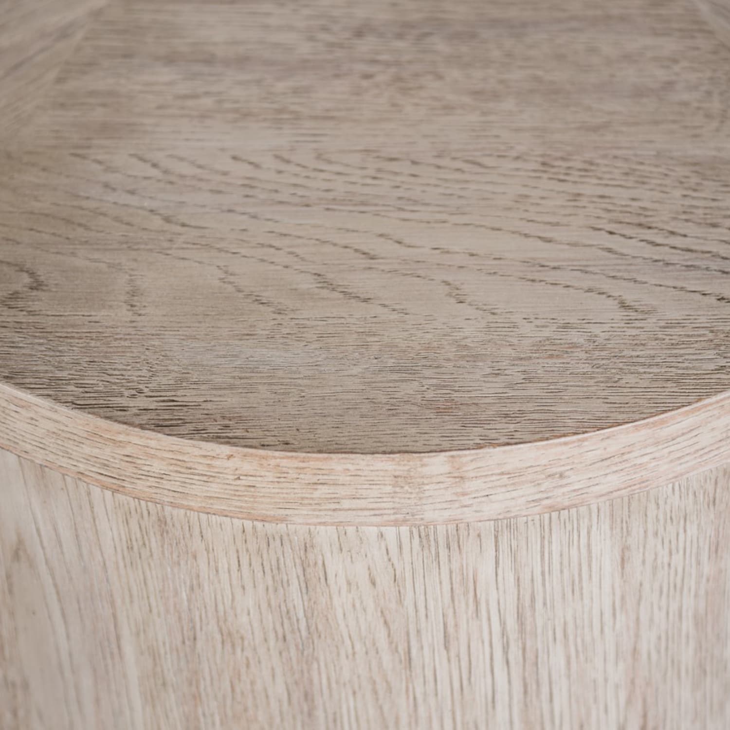 1 Open Shelf Wooden Coffee Table with Casters in Oak - Overstock