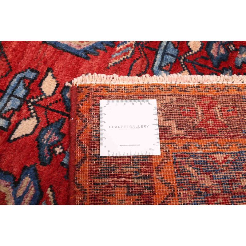 ECARPETGALLERY Hand-knotted Melis Red Wool Rug - 4'9 x 6'6