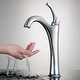 preview thumbnail 20 of 38, KRAUS Arlo Single Handle 1-Hole Vessel Bathroom Faucet w/ Pop Up Drain