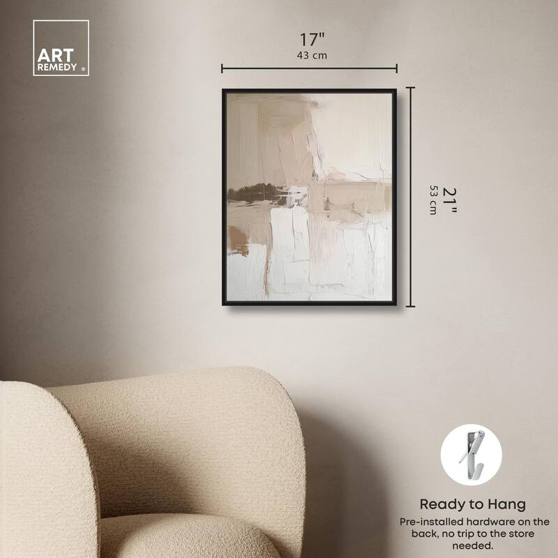 Subtle Earth Tones I Canvas by Art Remedy