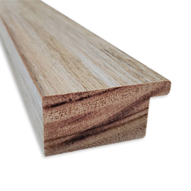 Minimal Abstract Line Art in Neutral 1 by July Art Prints Wood Framed Wall Art Print - Hardwood White Wash Narrow