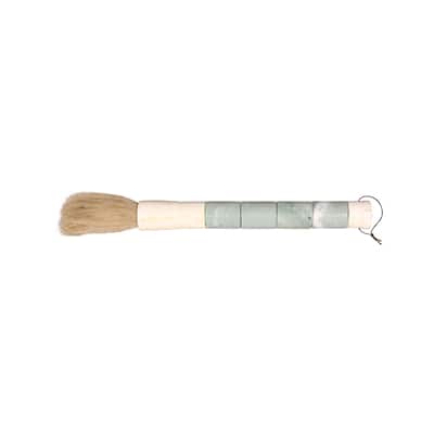 Artissance Approx. 14-15 Inches Long Neutral Cylindrical Jade Calligraphy Brush