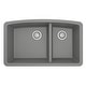 preview thumbnail 33 of 66, Karran Undermount Quartz 32 in. 60/40 Double Bowl Kitchen Sink Kit