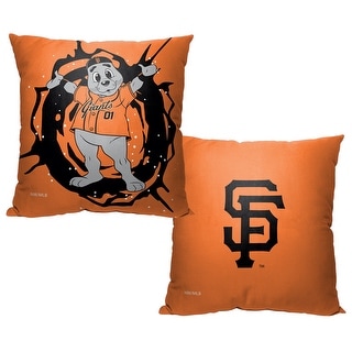 MLB Mascots San Francisco Giants Printed Throw Pillow On Sale Bed