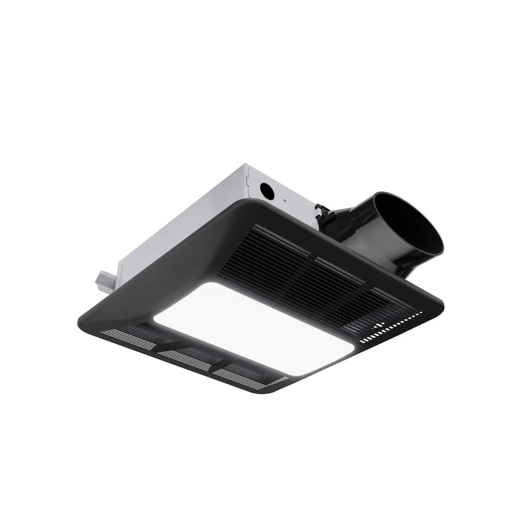 100 CFM 1.5 Sone Ceiling Mount Bathroom Exhaust Fan with LED Light