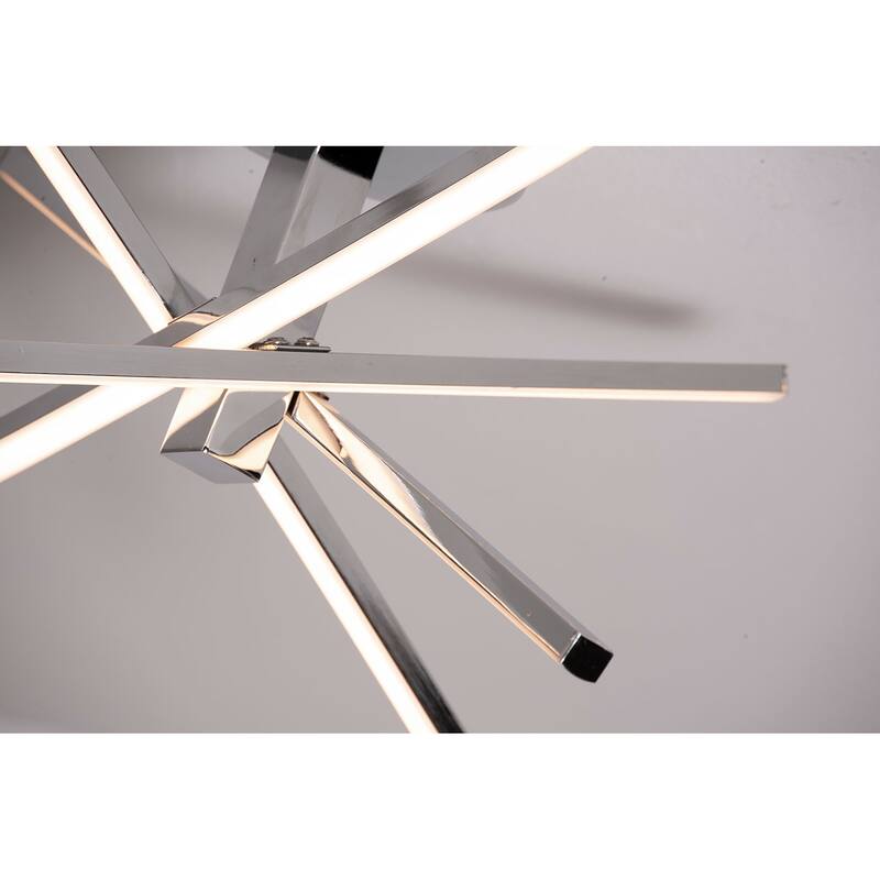 AFX Jaxx 1-light Polished Chrome LED Flushmount