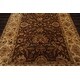 preview thumbnail 5 of 7, Hand Knotted Brown New Zealand Wool Oriental Area Rug(6x9) - 6' 1'' x 9' 5''