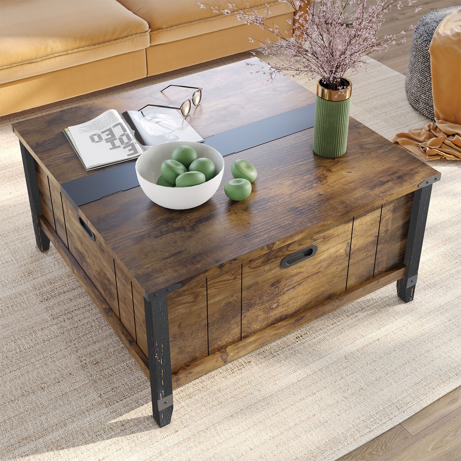 Overstock lift top store coffee table