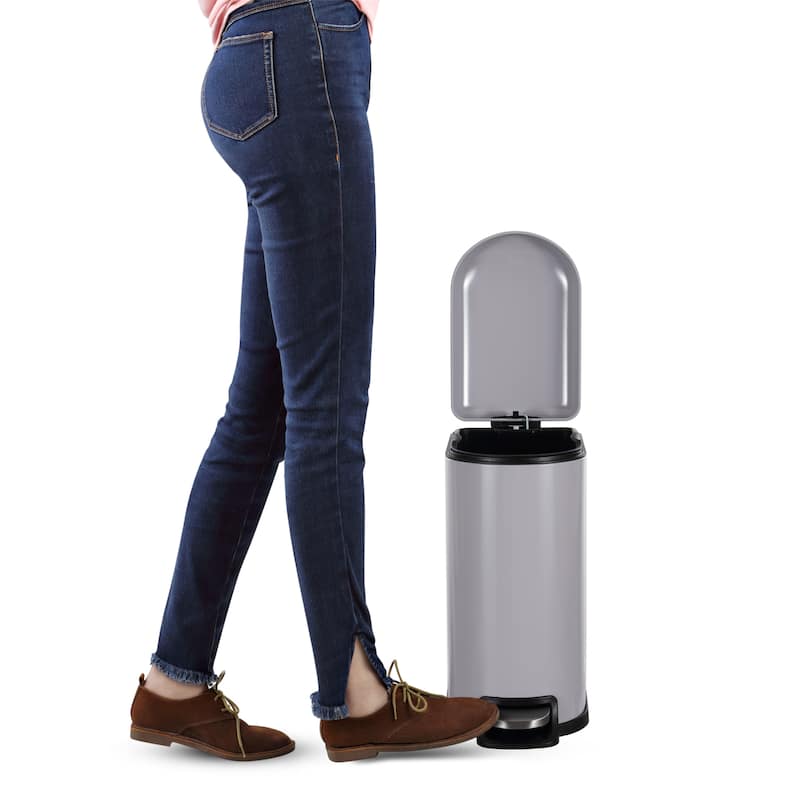 happimess Roland Mini Step-Open Trash Can
