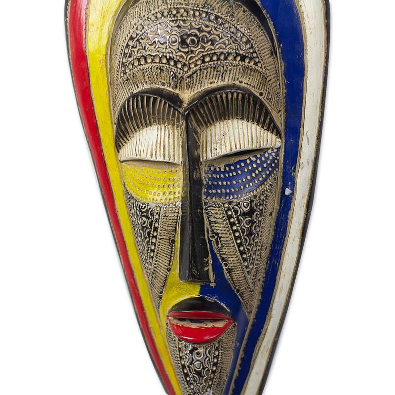 Novica Handmade Console Me African Wood Mask