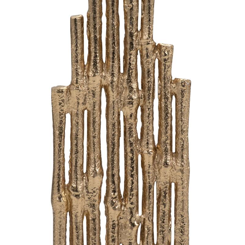 Sagebrook Home Elegance Redefined - Chic Sculptural Candle Holder for Enlightening Ambiance, Home Decor Statement Piece