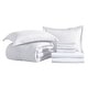 preview thumbnail 17 of 27, Home Essential Lightweight Bed In A Bag Bedding Set (Includes Comforter, Sham, Bedskirt, Fitted Sheet, Flat Sheet, Pillowcase)