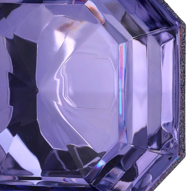 6" Acrylic Square Precious Gem Ornament Set of 3