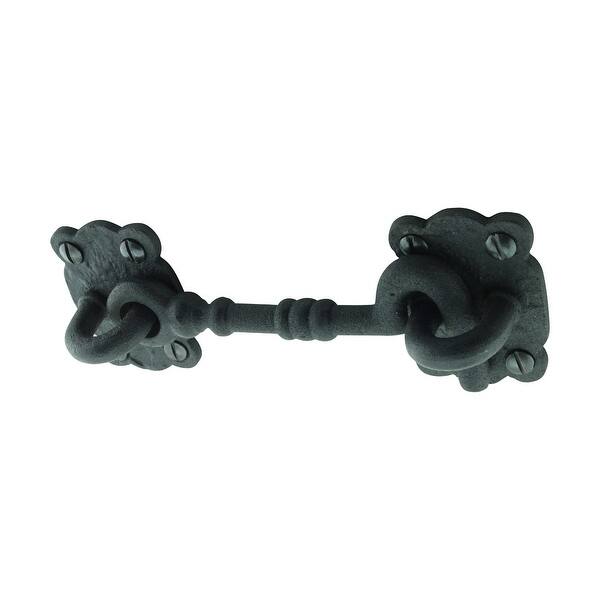 Shop 3 Iron Cabin Hooks Eye Shed Door Latch Black Fancy 5 1 2 Renovator S Supply Overstock 13302346