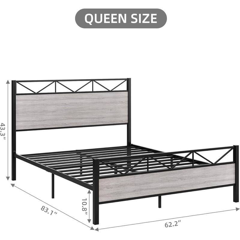 Bed Frame with Headboard