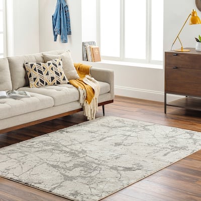Livabliss Alder Machine Washable Abstract Area Rug