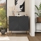 preview thumbnail 2 of 14, Clihome 2-Door Storage Buffet Sideboard with Adjustable Shelf