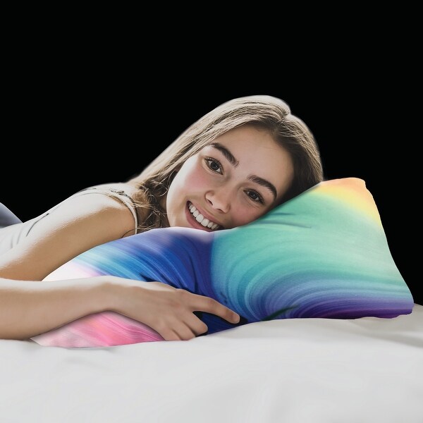 Groove Tie Dye Cluster Memory Foam Bed Pillow. Opens flyout.