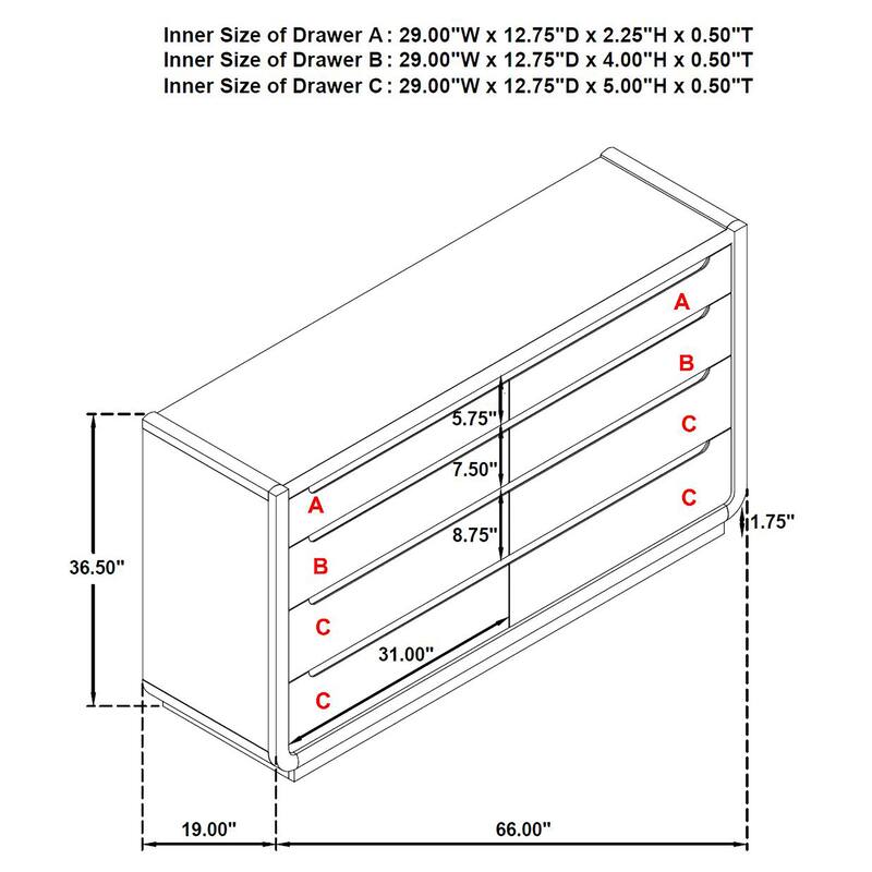 Leandro Bedroom Set Burnished Black
