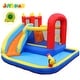 preview thumbnail 1 of 13, Outdoor Inflatable Bouncers Castle with Water Gun Toys and Slide