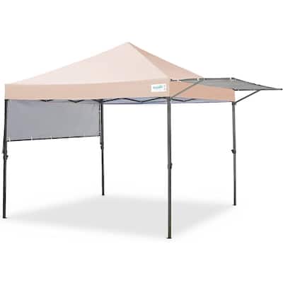 Canopy tent with double sunshades