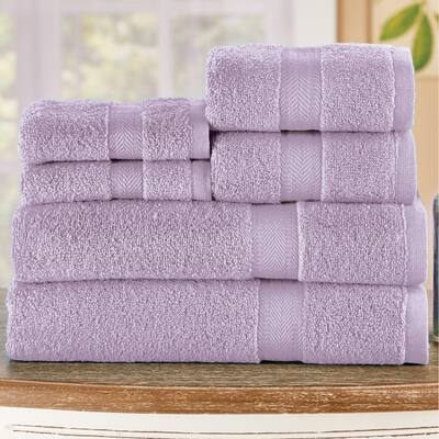 Zero Twist Bath Towel Set - Set of 6 - 11.500 x 9.000 x 4.000