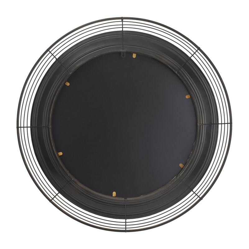 Metal Wall Mirror - Brown - Roche River Decor