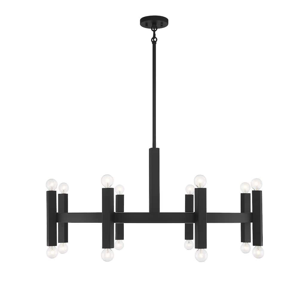 Meridian M100103 16 Light 41" Wide Drum Chandelier