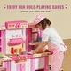 preview thumbnail 9 of 10, 74 Piece 3-in-1 Pink Kids Kitchen Playset Toy Perfect for Group Play - 50" (L) x 11" (W) x 35" (H)