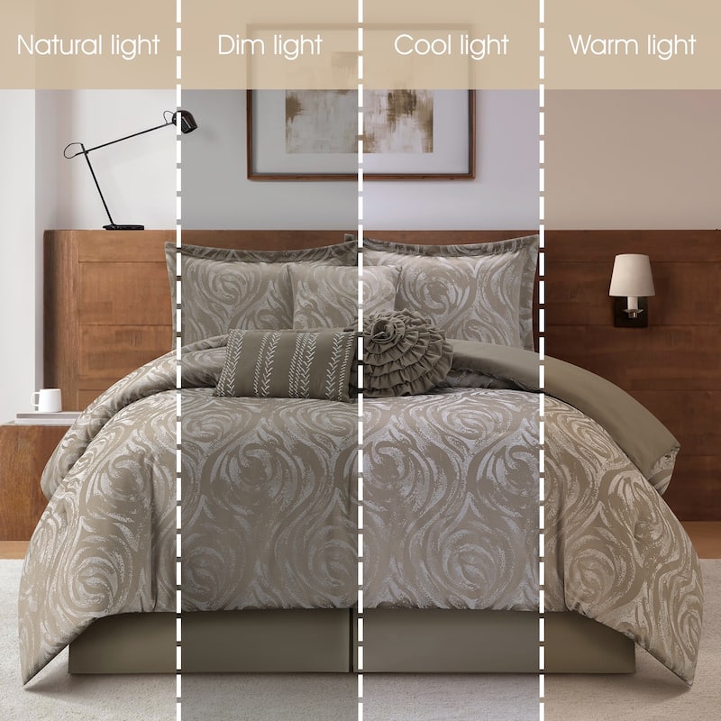 Nanshing Sasha 7 Piece Luxury Glam Comforter Set