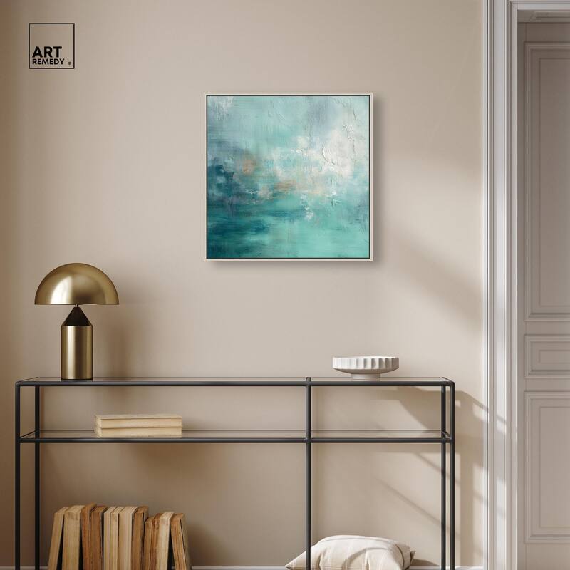 Green Blue I Canvas by Art Remedy