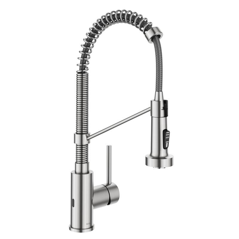 Kraus Bolden 2-Function 1-Handle Commercial Pulldown Kitchen Faucet
