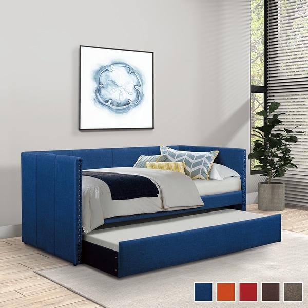 Daisy Upholstered Daybed with Trundle. Opens flyout.
