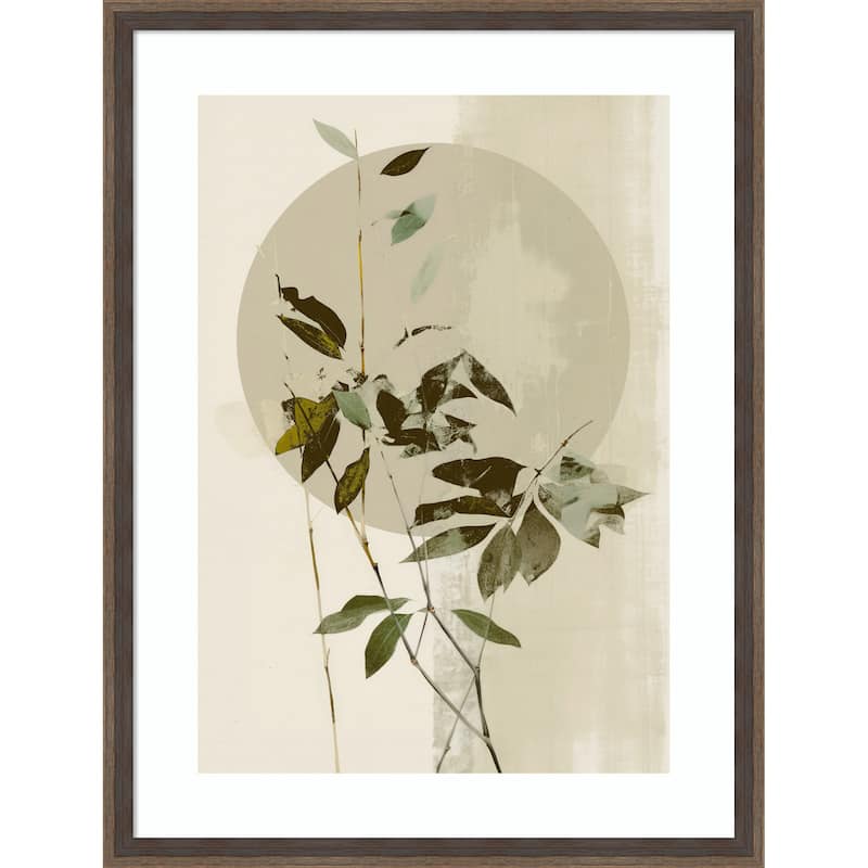 Whispering Leaves by Treechild Wood Framed Wall Art Print