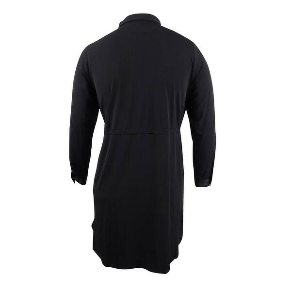 Shop Ny Collection Women S Petite Plus Size Utility Shirtdress