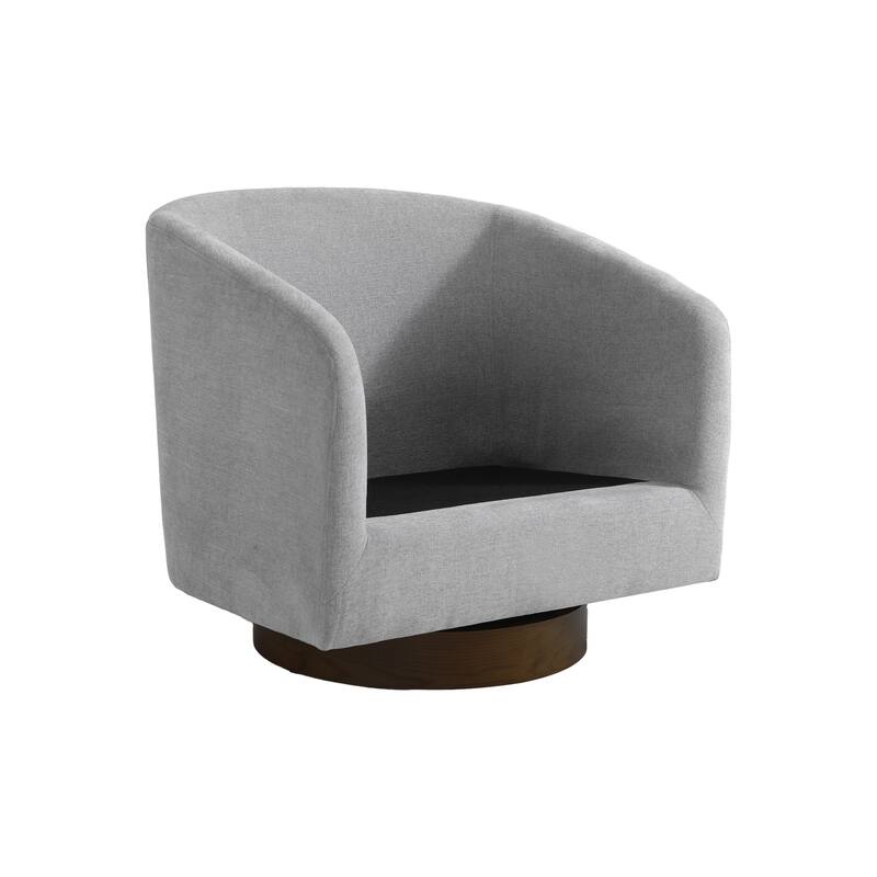 Modern 360°Swivel Barrel Chair