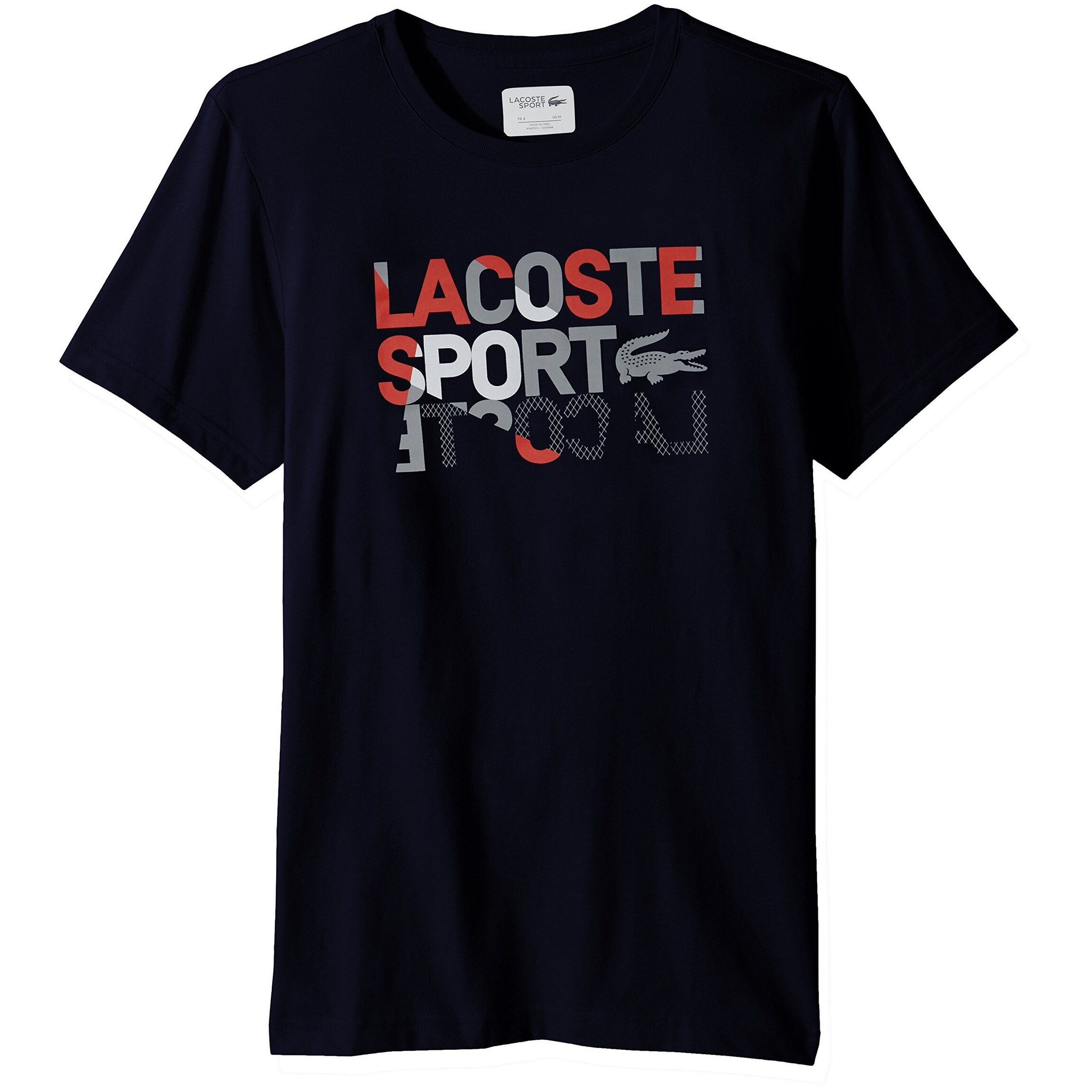 Shop Lacoste Sport New Blue Mens Size Eu 7 Us 2xl Logo Croc