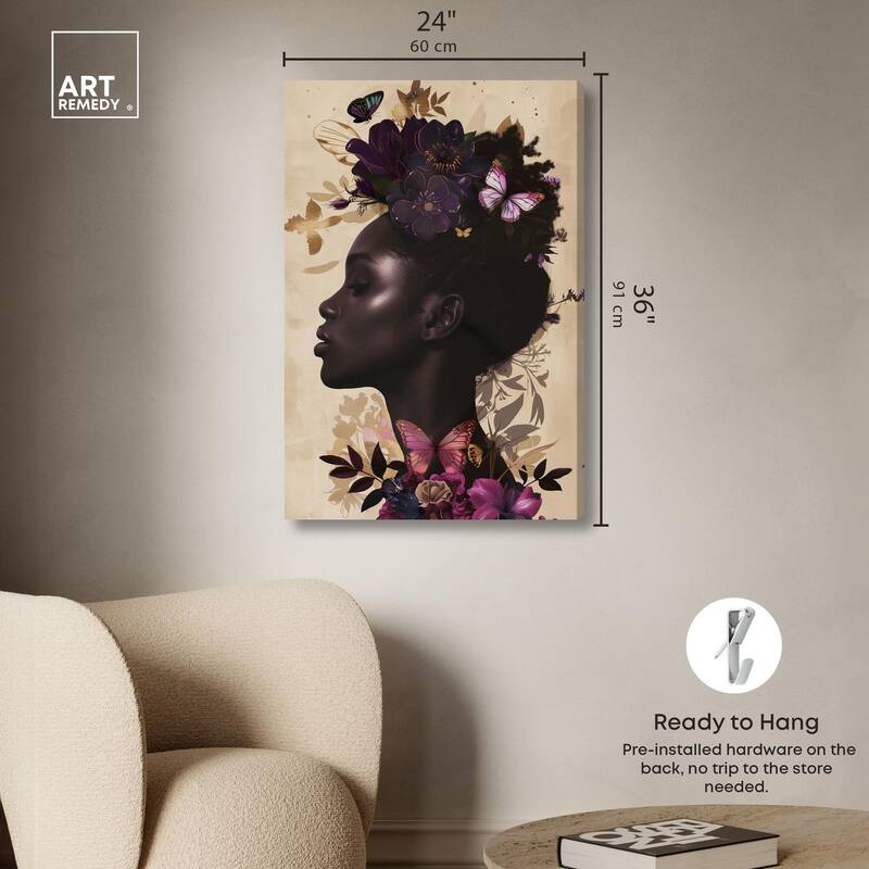 Butterfly Passion Canvas by Art Remedy, Gallery Wrapped