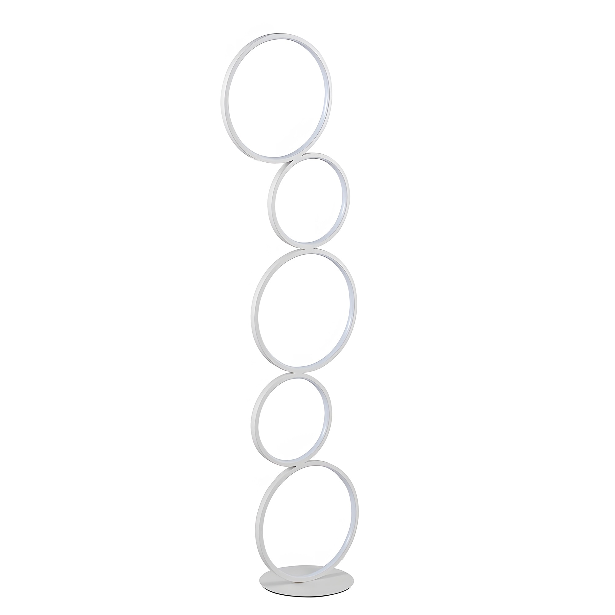 43" Stacked Rings RGB LED Floor Lamp