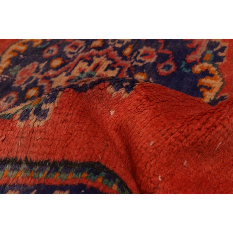 ECARPETGALLERY Hand-knotted Melis Vintage Copper Wool Rug - 2'8 x 10'11