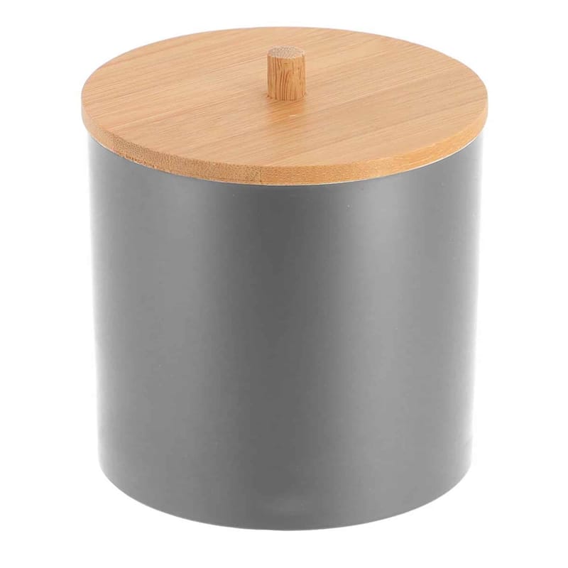 Grey Padang Bathroom Accessory Set 7-Pieces Bamboo