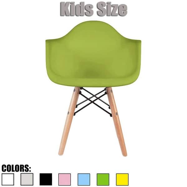 Shop 2xhome Modern Kids Chair Armchair With Arms Natural Wood Legs Dowel Eiffel Kitchen Bedroom Desk Toddler Montessori School Overstock 12715622