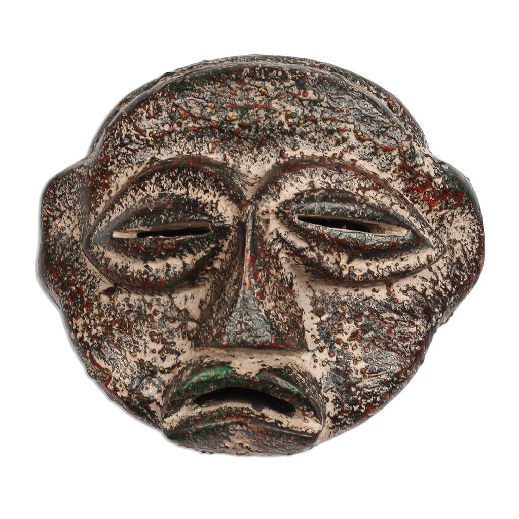 Novica Handmade Aduji African Wood Mask