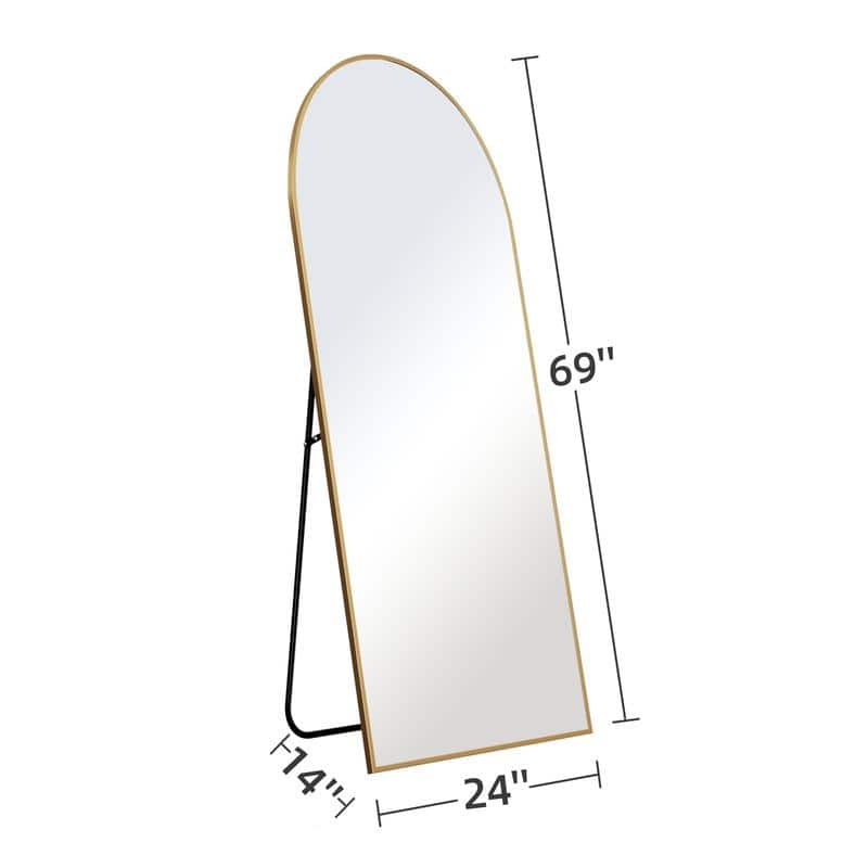 Full Length Free Standing Body Mirror Metal Framed Wall Mirror Large Floor Mirror