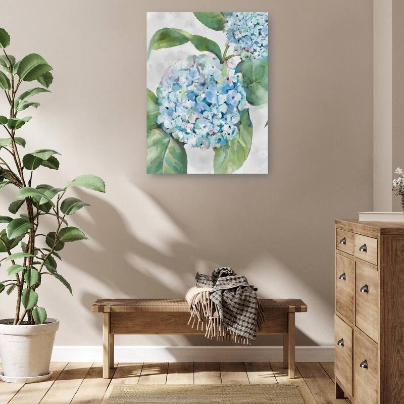 Hydrangea Portraits I By Studio Arts Canvas Art Print
