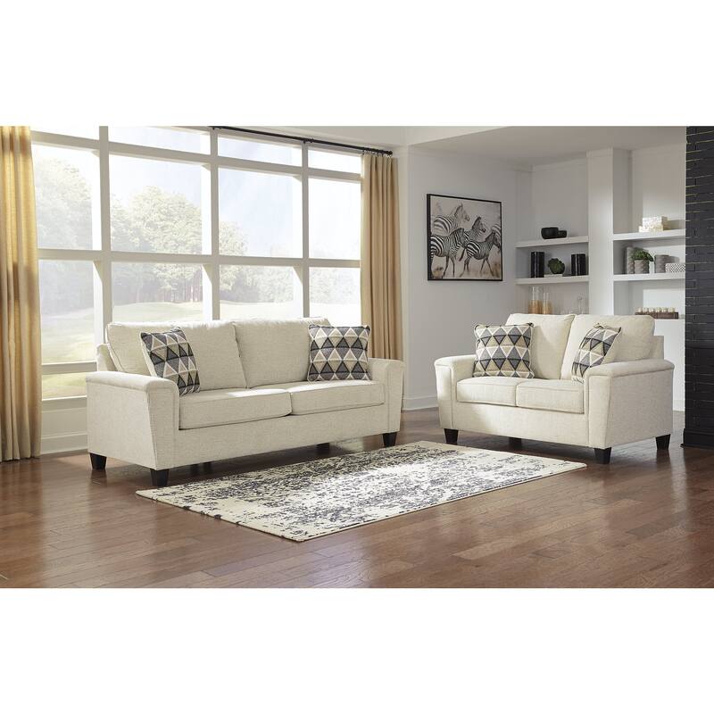 Signature Design by Ashley Abinger Beige 2-Piece Upholstery Package - 89"W x 38"D x 39"H
