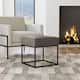 Option Pewter Gray Faux Leather
